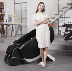 SL type pulley guide -durable leather-2D motor-massage manipulator-Space Saver Design- Track Sliding Zero Gravity Multifunction Massage Chair SL type pulley guide -durable leather-2D motor-massage manipulator-Space Saver Design- Track Sliding Zero Gravity Multifunction Massage Chair